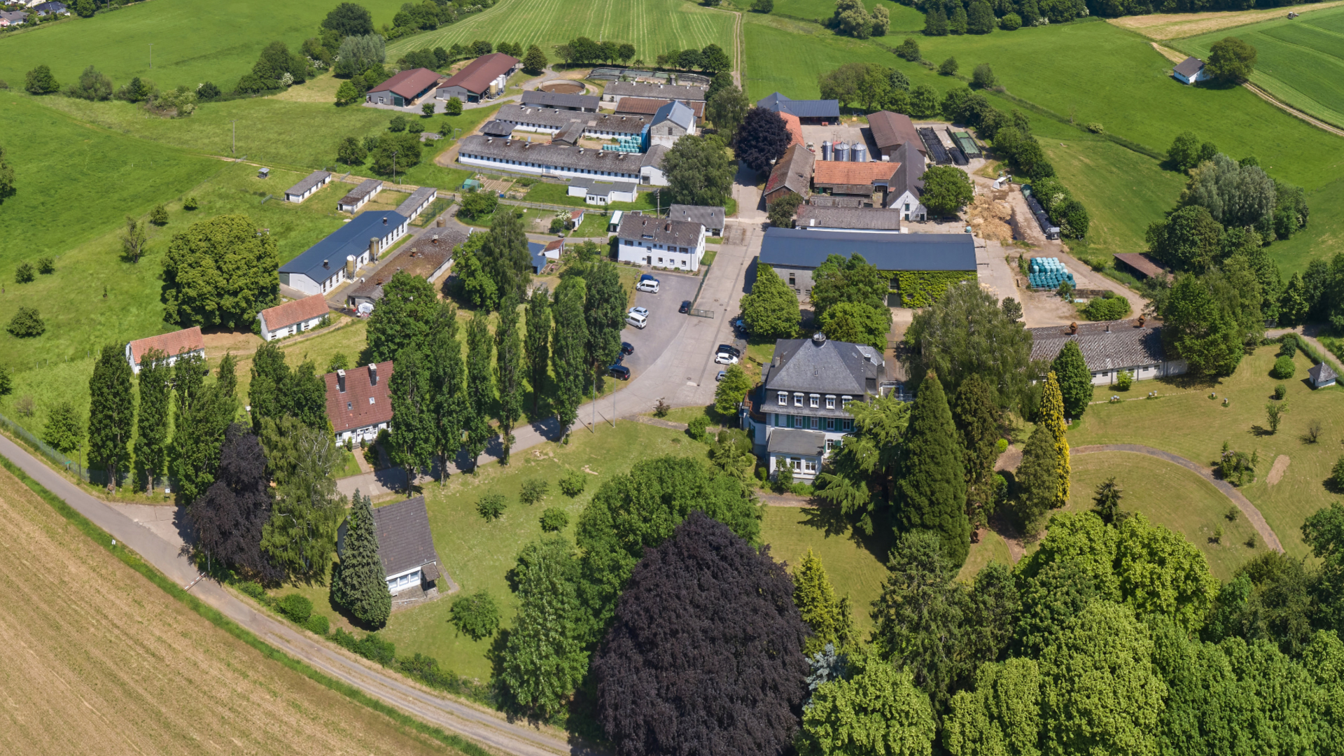 Frankenforst aus der Luft
